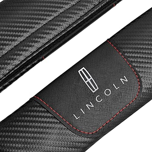 Lincoln Emniyet Kemeri Kapakları için HJA 2 Adet, Lincoln için Siyah Araba Emniyet Kemeri Kapağı Omuz Pedi