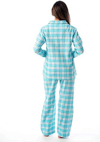 Sadece Kadınlar için uzun Kollu Pazen Pijama setleri seviyorum