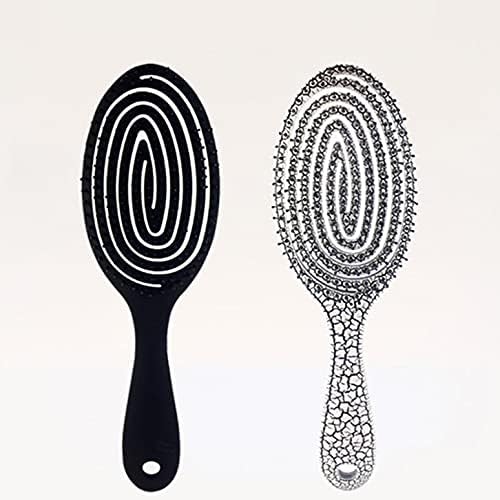 MAICH Bayanlar Güzellik Organik Saç Fırçası Hiçbir Çekme Dolaşık Açıcı Fırça Benzersiz Detangler Bukleler Darbe Tarak
