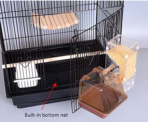 ZHANGJİNYİSHOP Kuş Kafesi Muhabbet Kuşu Kafesi Sığırcık Yetiştirme Kafesi Kaplan Derisi Kuş Kafesi Büyük Basit Kuş Kafesi Küçük