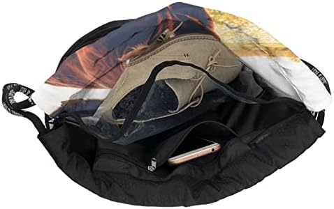 Hayvan inek ipli sırt çantası spor spor çantası Unisex Spor sırt çantası çok fonksiyonlu ışın ağız sırt çantası