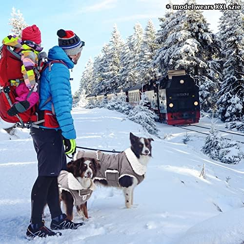 ORZECHKO Köpek Kış Ceket - Rüzgar Geçirmez Polar Sıcak Kalın Köpek Ceket için Kar Yağmurlu Soğuk Hava-Köpek Yelek Ceket Kıyafetler