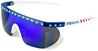 Unisex performans spor stil Retro aynalı güneş gözlüğü