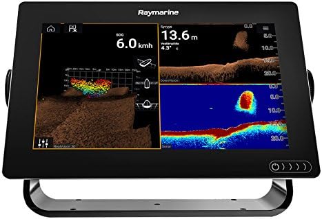 Raymarine Axiom 12 Balık Bulucu Dahili GPS, WiFi, Cıvıl Cıvıl Sonar ve RealVision 3D ile Naviyonik+, Siyah, 12 (E70369-00-NAG)