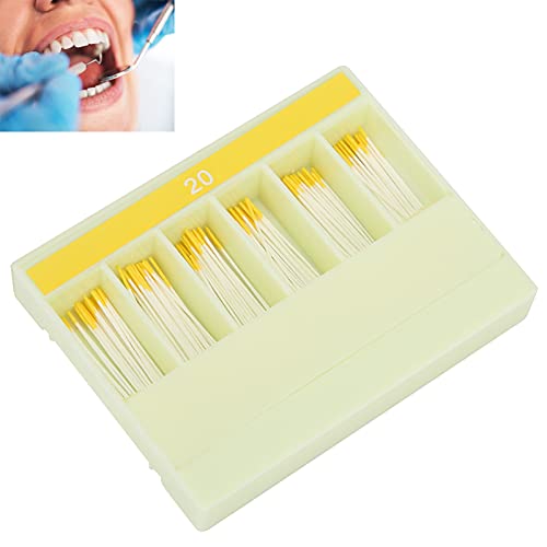 200 Adet Diş Emici Kağıt Noktaları, kök Kanal Endodontik Emici Kağıt Noktaları Diş Aracı Diş Hekimi Aksesuarı (20-Sarı)