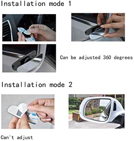 HWHCZ Kör nokta Aynaları Kör Nokta Aynaları ile Uyumlu Park yardımı Aynası Mazda CX-7,360°Döndürme Kör Noktaları Ortadan Kaldırma,2