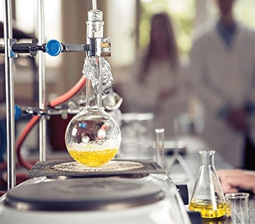 Yuvarlak tabanlı bir şişeye Dar Ağız Şişesi Lab Züccaciye Kimyasal Deney Ekipmanları Öğretim Araçları Yüksek Sıcaklığa Dayanıklı