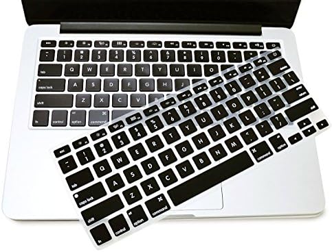 Funut Silikon MacBook Klavye Kapak için MacBook Hava 13 İnç(A1466/A1369, Yayın 2010-2017) & MacBook Pro 13/15 İnç (ile veya w