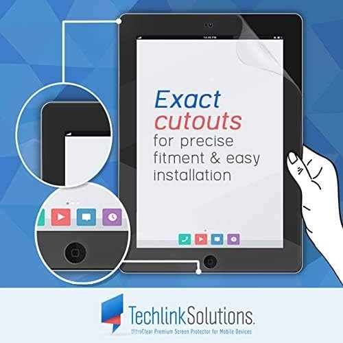 TechLink Çözümleri UltraClear Ekran Koruyucu ile Uyumlu Samsung Galaxy Tab S7 Artı (12.4 inç, S7+) (3-Pack) Yüksek Çözünürlüklü
