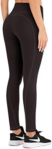 Ewedoos Yüksek Belli Tayt Kadınlar için Yoga Pantolon Cepler ile Karın Kontrol Tayt