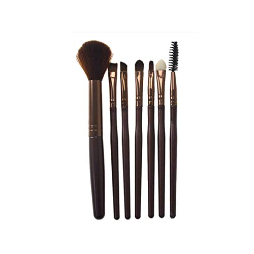 Makyaj Fırçalar 7 Adet Makyaj Fırça Seti Premium Sentetik Vakfı Pudra Kabuki Fırçalar Kapatıcılar Göz Gölgeler Makyaj Fırçalar