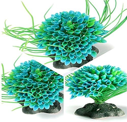 Akvaryum Dekor Simülasyon Deniz Çiçek Bitki Görünüm Bahçe Peyzaj Süs Akvaryum Sualtı Balık Tankı Süslemeleri Pet Malzemeleri