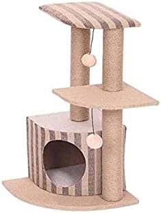 HYFFS 26.8 in Kedi Ağacı Kulesi Kınamak Mobilya Scratch Post Yavru Pet House Oynamak için