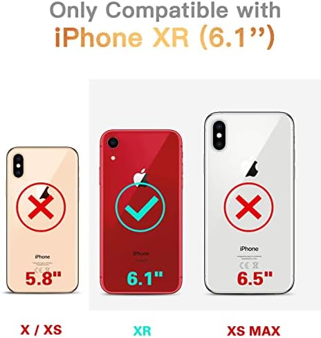 iPhone XR Kılıf 6.1 ile Uyumlu CANSHN, Yumuşak TPU Tamponlu CANSHN Şeffaf Koruyucu Ağır Hizmet Tipi Kılıf [İnce İnce] Kılıf -