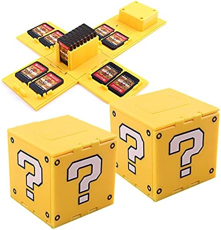16 İN 1 Oyun Depolama Katlanır Kutu için Anahtarı Oyun Kartları Klasik Sarı';'Kılıf Tutucu Oyun kartı Organizatör için Anahtarı(2