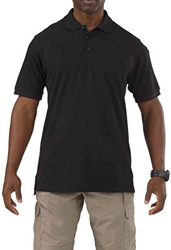 5.11 Taktik Erkek Yardımcı Kısa Kollu Polo Gömlek, Poli-Pamuklu Kumaş, Kırışmaya Dayanıklı, Stil 41180