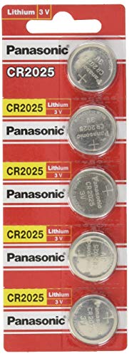 Panasonic CR2025 - 10 CR2025 3V Lityum Madeni Para Pil (10'lu Paket)