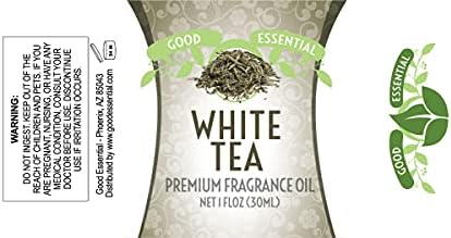 Good Essential tarafından Beyaz Çay Kokulu Yağ ( Büyük 1oz Şişe-Birinci Sınıf Koku Yağı) - Aromaterapi, Sabunlar, Mumlar, Balçık,