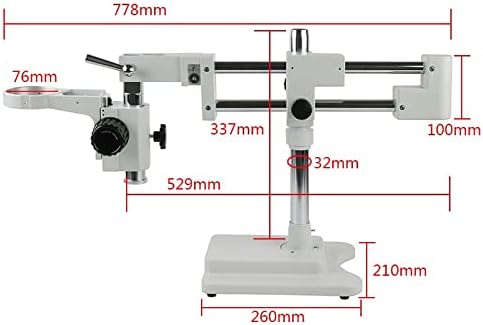 XuuSHA El Dijital Mikroskop Aksesuarları 3.5 X-90X Trinoküler Stereo Zoom Mikroskop Cep Telefonu Çip Mikroskop Aksesuarları (Renk: