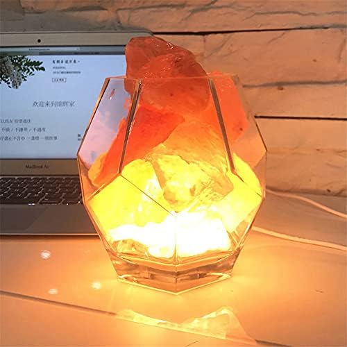SHYPT Modern Himalaya Kristal Tuz Lambası Sıcak Romantik Hediye Yatak Odası Başucu Lambası Masa Lambası Gece Lambası