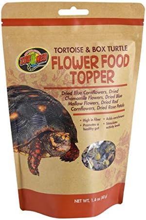 Hayvanat Bahçesi Med Kaplumbağa ve Kutu Kaplumbağa Çiçek Gıda Topper 1.4 oz-6'lı Paket