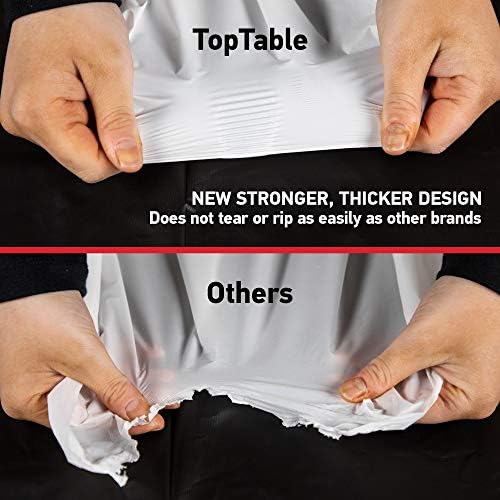TopTable, 12 x 6ft dikdörtgen masalar | Ağır Hizmet Tipi | Daha Kalın | Daha Güçlü | Daha Az Kıvrım için Plastik Masa Örtüsü