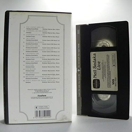 Neil Sedaka: Canlı-Konser-En Büyük Hit - Klasik Şarkılar-Müzik-Pal VHS