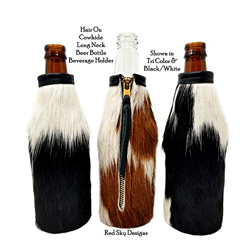 ÖZEL İnek Derisi Bira Şişesi Tutacağı, Deri Uzun Boyunlu Bira Coolie