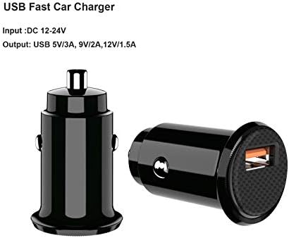 Kablosuz Araç Şarj Dağı - 10 W /7.5 W Qi Hızlı Şarj Otomatik Sıkma-Cam Dashboard Hava Firar Telefon Tutucu ile USB QC3. 0 Araç