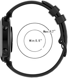 AGPTEK LW31 akıllı saat bandı ile uyumlu, yedek Tutuşunu Silikon Sapanlar Yumuşak Bileklik için AGPTEK 1.69 (43mm) Smartwatch