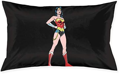 Wonder-Woman 1984 Yastık Kılıfı ile Gizli Fermuar 1 Paket Kraliçe Boyutu Yastık Kılıfı için Uyku Veya Oturma Odası Dekorasyon