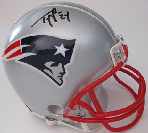Ty Yasası imzalı imzalı New England Patriots mini futbol kaskı kanıtı Beckett COA
