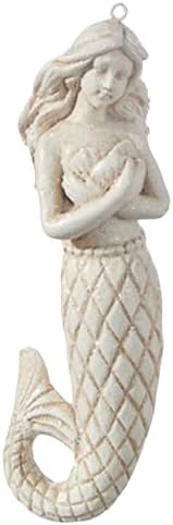Mermaid Süs Noel Ağacı için Set, Reçine Plaj Süs Asılı Çelenk veya Duvar için, çeşitli Tarzı Denizcilik Mermaids Dekor, 5.75