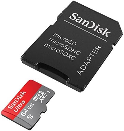 SanDisk Ultra 64 GB microSDXC Sınıf 10 UHS Hafıza Kartı Adaptörü İle 30 MB/s'ye Kadar Hız-SDSDQUA-064G-U46A [Eski Sürüm]