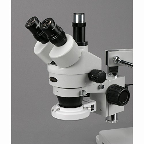 AmScope SM-4TZZ-144S-3M 3.5 X-180X Trinoküler Stereo mikroskop ile 144-LED halka ışık ve 3MP kamera