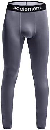 UBST Sıkıştırma Tayt Mens için, Ayrılmış Kılıfı Sıkı Tayt Pantolon Atletik Spor Baselayer Iç Çamaşırı Dipleri