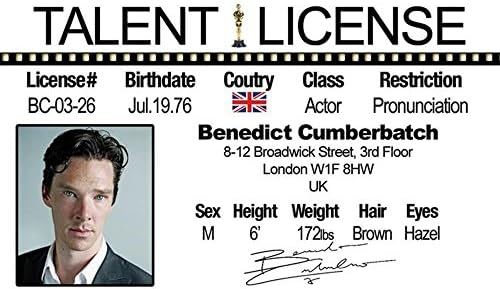 İşaretler 4 Eğlenceli Nbcıd Benedict Cumberbatch'ın Ehliyeti