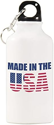 Amerika'da Yapılan Hafif Alüminyum Spor Su Şişesi BPA İçermez Anahtarlık ve Vidalı Kapaklı 400ml