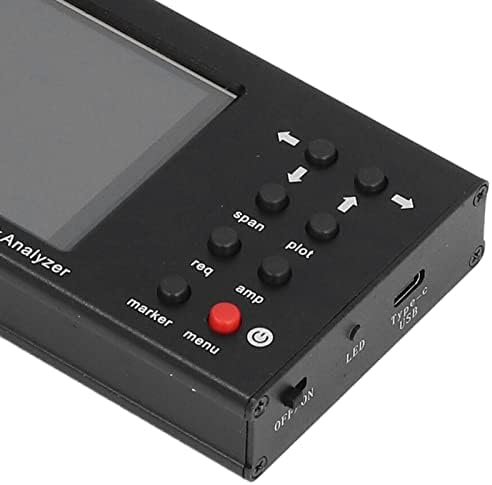GS-320 Vektör ağ analizörü Spektrum Analizörü 3.2 in Dokunmatik Ekran Analizörü Ekran Grafik Analizörü 23 MHz için 6200 MHz