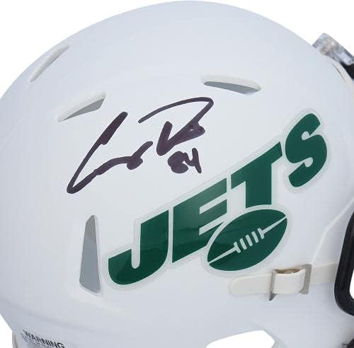 Corey Davis New York Jets İmzalı Riddell Düz Beyaz Alternatif Devrim Hız Mini Kask-İmzalı NFL Mini Kasklar
