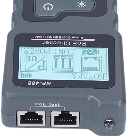 POE Test Cihazı, İletişim Hattı için Güvenlik İzleme için Uzak Terminalli Otomatik Tanımlama Kablosu Güç Test Cihazı LCD