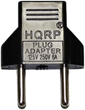 HQRP Seti: 5 V 3A AC Adaptörü Artı 1.35 mm / 3.5 mm 4 Yönlü DC Splitter kablo kordonu için Foscam FI8608 / FI9820 / FI9818 /