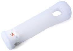 Aksesuar-uzmanlar MotionPlus Sensör Adaptörü + Wii Uzaktan Kumanda için Silikon Kılıf (Beyaz)
