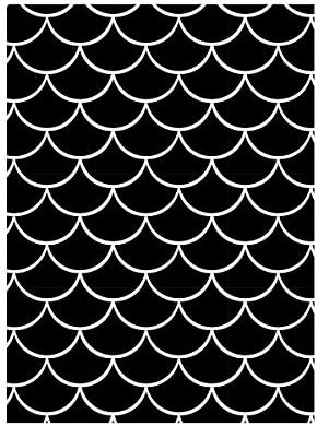 Darice Kabartma Klasörü, Deniz Kızı Ölçekleri, 4,25 x 5,75 İnç