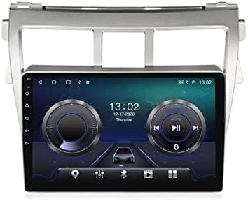 WDXSFR 2 Din Bluetooth Araç Stereo 9 IPS Dokunmatik Araba Radyo ile Toyota Vios 2007-2012 için Android Oto ve Carplay / Direksiyon