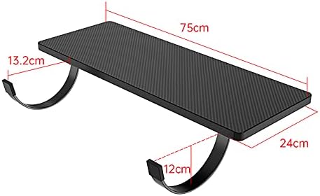 QINZO Masaüstü uzatma prizi, ergonomik Kol Dayama El Kol Desteği Braketi Mouse Pad palet rafı Ev Ofis için-75X24 cm