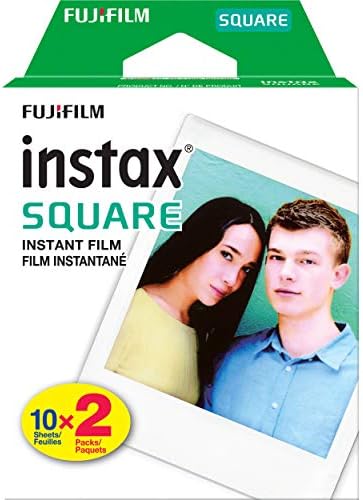 Fujifilm Instax Kare Anında Film 200 Pozlama Baskılar Fujifilm Instax Kare SQ6, SQ10 ve SQ20 Anlık Kameralar için Uyumlu-10 İkiz