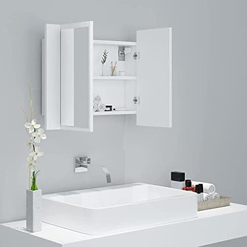 Vevelux Banyo ecza dolabı Ayna ve LED Girinti Veya Yüzey Moun Banyo Oturma Odası, banyo aynası Duvar Dolabı