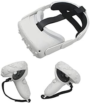Yedek parça Set Ter Geçirmez Yüz Göz Maskesi Kapak Kolu Case Cilt için Oculus Quest 2 VR Kulaklık