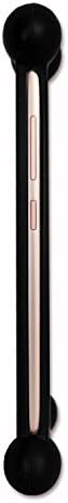 PH26 LG G8 ThinQ Premium Silikon Tampon Kılıfı Siyah